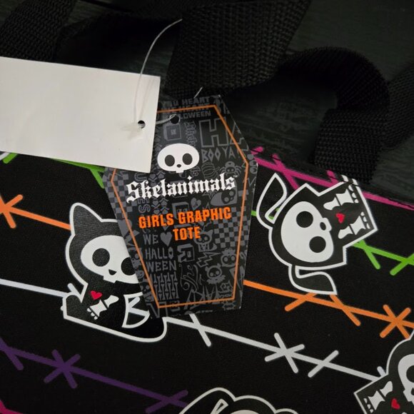 NWT Skelanimals Cloth Carry Tote and Trick or Treat Pet w/ light up lantern - Picture 5 of 5